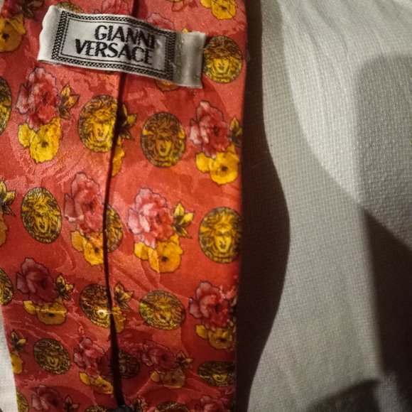 VintageVERSACE silk tie-